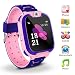 Produktbild MUXAN Armbanduhr für Kinder, Mädchen, Smartwatch, Musik und 7 Spiele Smart Watch Phone 2 Wege Anruf Wecker Kamera für Uhr Kinder und Mädchen 3-12 Jahre (Rosa)