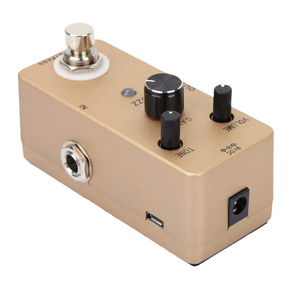 Stabile Pedale Effetto Chitarra elettrica retrò con Vero Pedale Effetto Bypass, Hard Rock Stile Fuzz per Musicisti Punk Rock