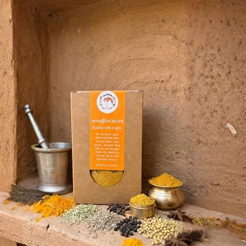 Image of Do Chutki Kanpuriya Bhadka - Buknu Masala Kanpur 100g (Pack of 1) | Traditional Spice Mix & Seasoning Powder | Desi Buknu Powder Masala With Indian Spices | No Onion No Garlic