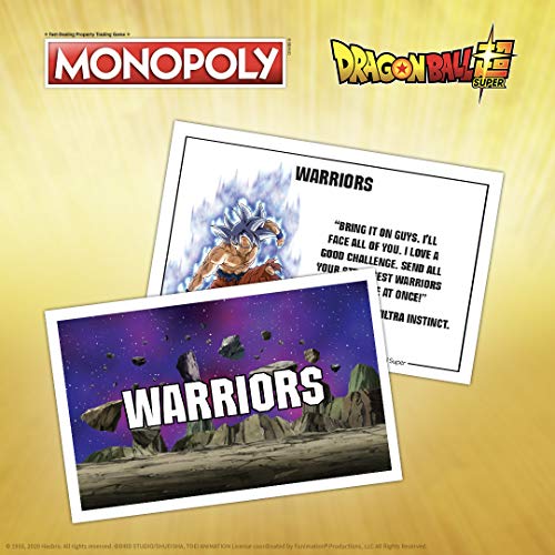 Monopoly Dragon Ball Super | Recruit Legendary Warriors Goku, Vegeta And Gohan | Official Dragon Ball Z Anime Series Merchandise | Themed Monopoly Game #TOP7