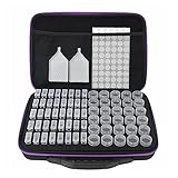 HENYGEN Caja organizadora multifuncional de 70 dibujos para pastillas, joyas, cuentas, té, diamantes de imitación, caja organizadora para uñas