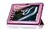 Lucco High Quality Lightweight Ultra Thin Pu Leather Stand Shell Case Cover for Hp Pavilion X2 10 10.1 Inch Pavilion X2 10-j014tu 10-j013tu Detachable 2 in 1 Touchscreen Laptop Sleeve (Hp Pavilion X2 Rose)