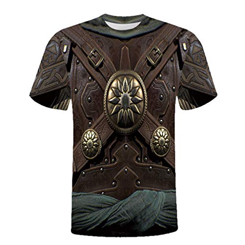 T-shirt de sport homme XL anti-frottement à col rond boutonné