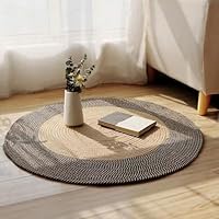 Amazon｜[YXSNG] フリンジ付きラグ 丸 カーペット 丸型 洗える