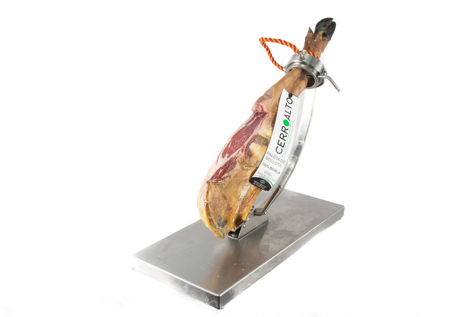 CERROALTO | Plato Paleta de Bellota 100% raza Ibérica PATA NEGRA | Emplatado a Mano ensobres de 100 gr (10 SOBRES)