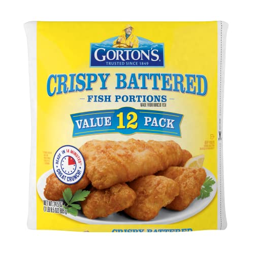 Gorton's, Crispy Battered Fish Portions, 24.5 Oz (Frozen) #TOP7
