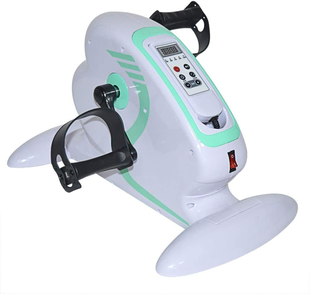 Zmotoryzowany pedał do ćwiczeń Mini rower treningowy Przenośny rower treningowy z pedałami Regulowany opór z wyświetlaczem LCD