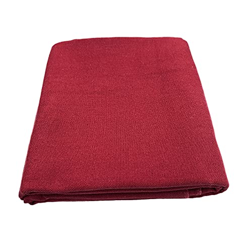 Image of 60 inch Wide 10 oz Dyed Cotton Duck Canvas Fabric Red, Mercerized Cotton Cloth by The Yard for Bags, Backdrops, Crafts, Painting, Rustic Projects