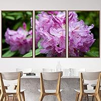 3 Piece Framed Canvas Wall Art Colorful Bohemian Bouquet Canvas Prints Home Artwork Decoration for Living Room,Bedroom - 16