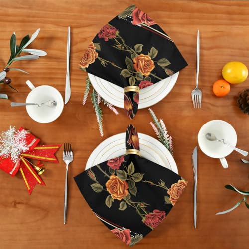 Servilletas de Tela Floral Multicolor Pack 6 miniatura 5