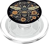 Bee Flowers Boho Graphic Merch