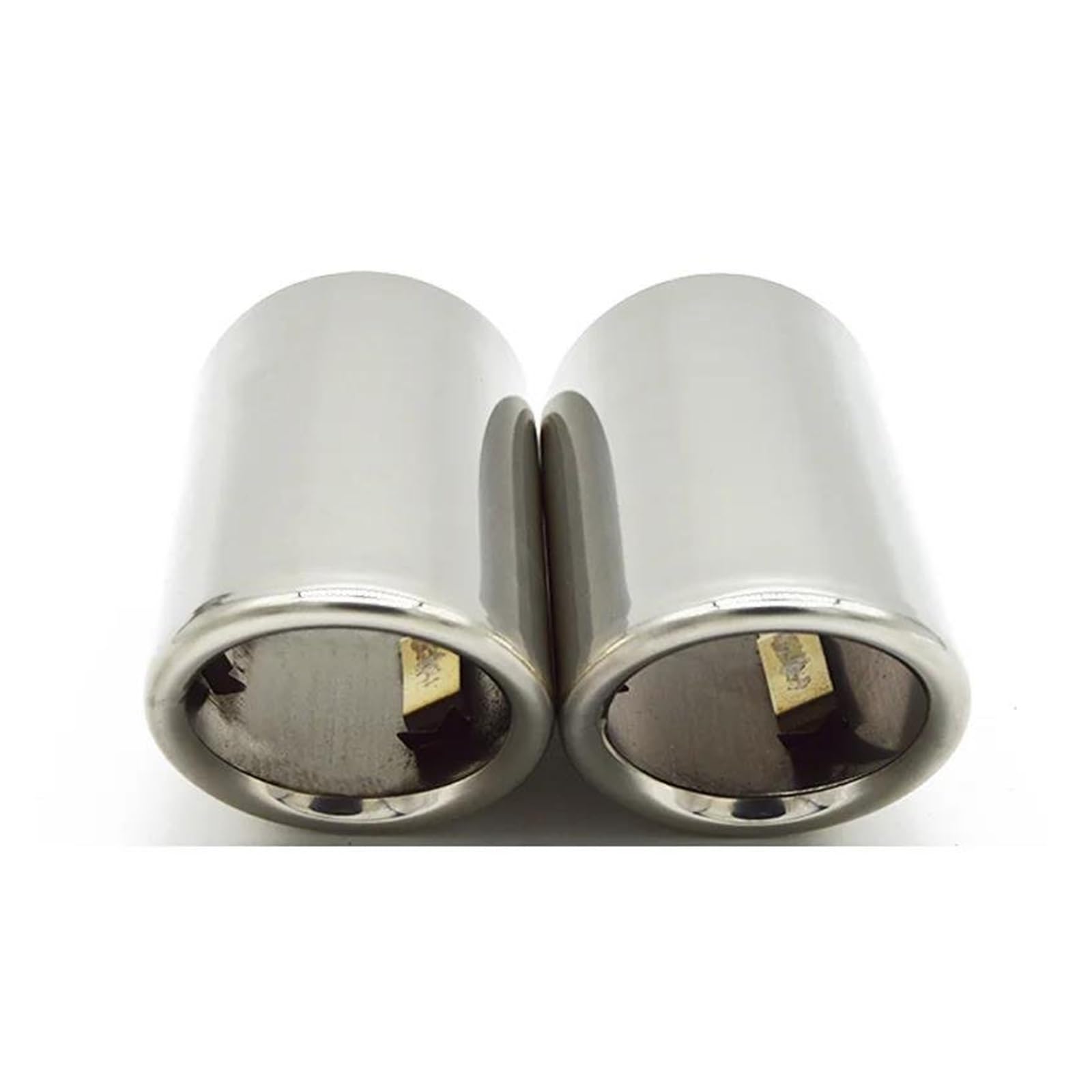 Adaptateur D'Echappement Embout De Silencieux D'échappement De Voiture Accessoires Automobiles Pour Passat B7 CC 2011 2012 2013 2014 2015 2016 2017 Pot D'échappement (Couleur : Argent)