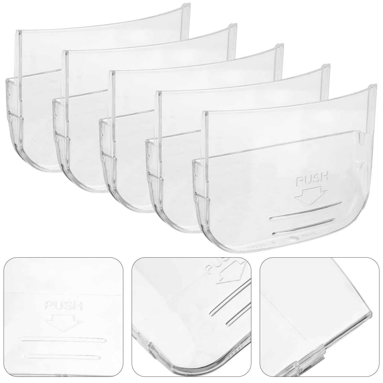 COLLBATH 5Pcs Transparent Condensation Collector Cups for Rice Cookers Efficient Water Storage Replacement Parts Easy to Clean Plastic Condensation Collectors