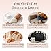 Kitsch Moisturizing Socks for Cracked Heel Treatment – Reusable Spa Socks for Women & Men with Insulated Gel Lining - Overnight Heel Socks for Dry Cracked Feet, Hydrating, Open-Toe Design - 1 Pair