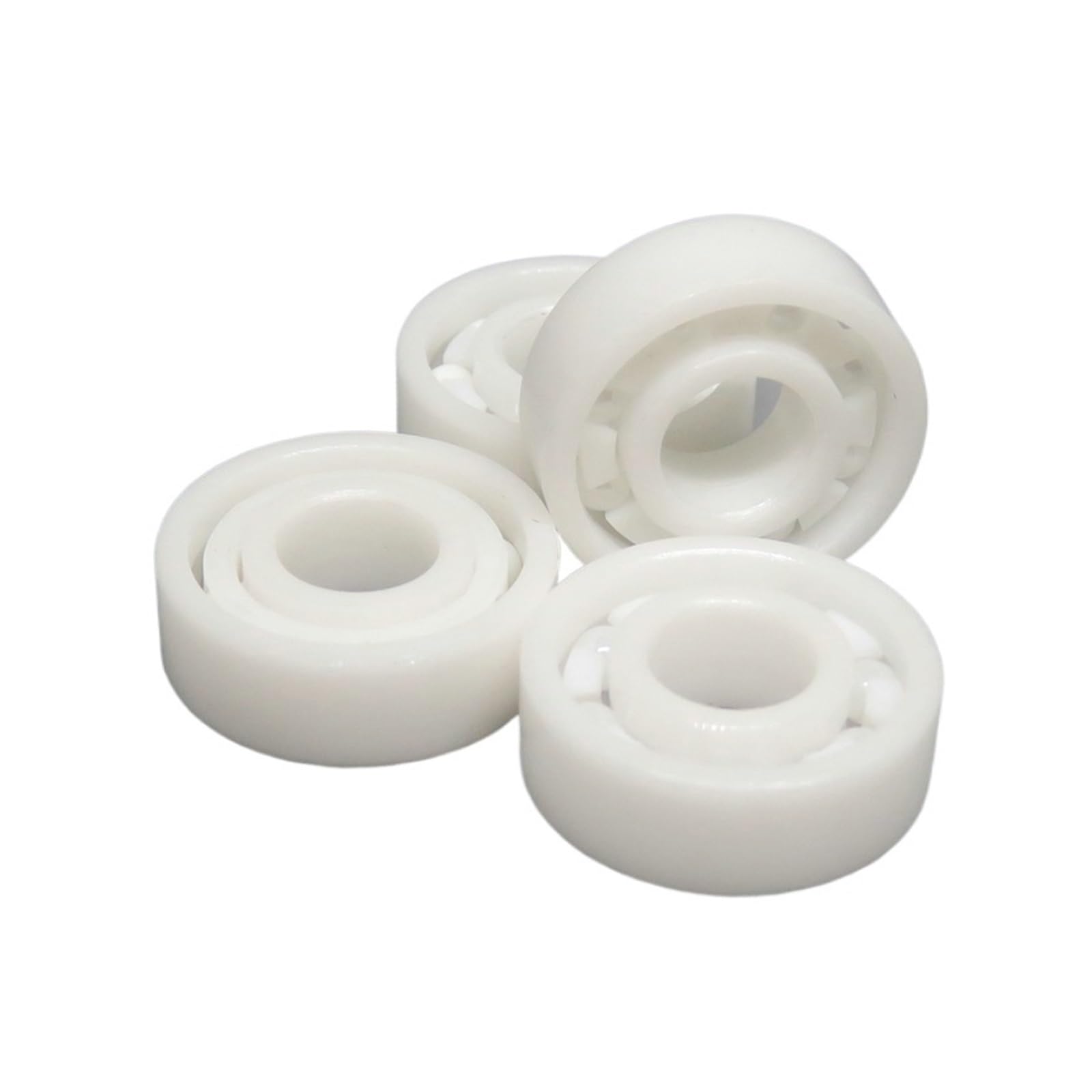 YIVELYYZG 1PCS 6x15x5 mm 696 CE ZrO2 Full Ceramic Ball Bearing 696CE 6 * 15 Dry Lubricated Zirconia Miniature