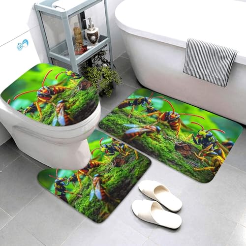 Alfombrilla de baño de microfibra suave que absorbe el agua al instante y no se desliza 4