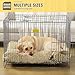 KSIIA Hundebett Grosse Hunde Waschbar, Plüsch Hundekissen flauschig, 90x60cm, rutschfeste Unterseite, Hundematte für große, mittelgroße Hunde, Hundekorb Hundematratze Haustierbett Khaki