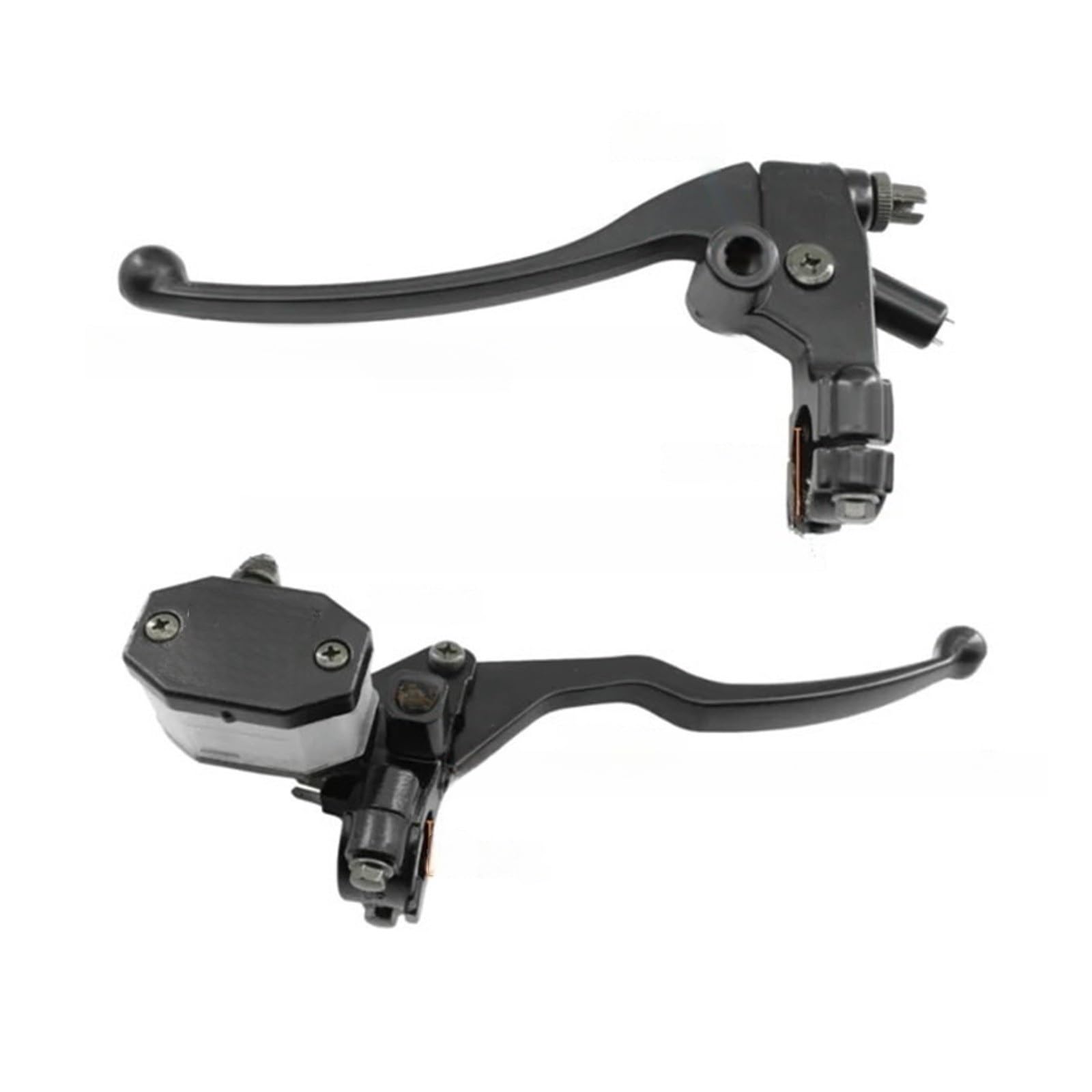 KTEBNWOSD Motorcycle Universal Black Clutch Lever Brake Master Cylinder Motorcycle Hydraulic Brake Master Cylinder Handle Brake Clutchs Levers