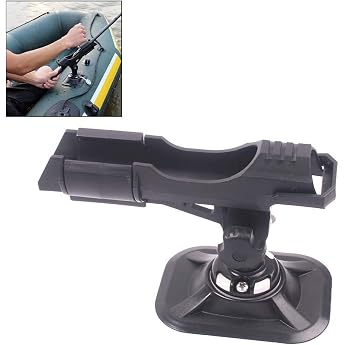 Fishing Rod Holder 360 Degree Adjustable Angle Position Fishing Boat Holder Device Rod Tool