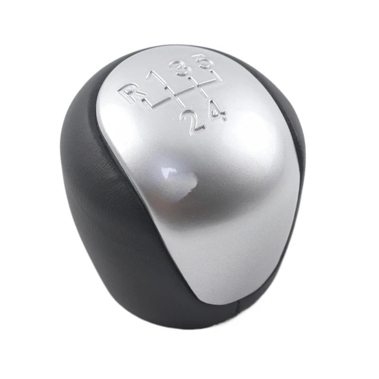 tusgt Knob Manual for Hyundai for Elantra for I30 for Kia for Forte for Soul 5 Speed Manual MT Gear Shift Knob Shifter Lever Pen Head(Silver)