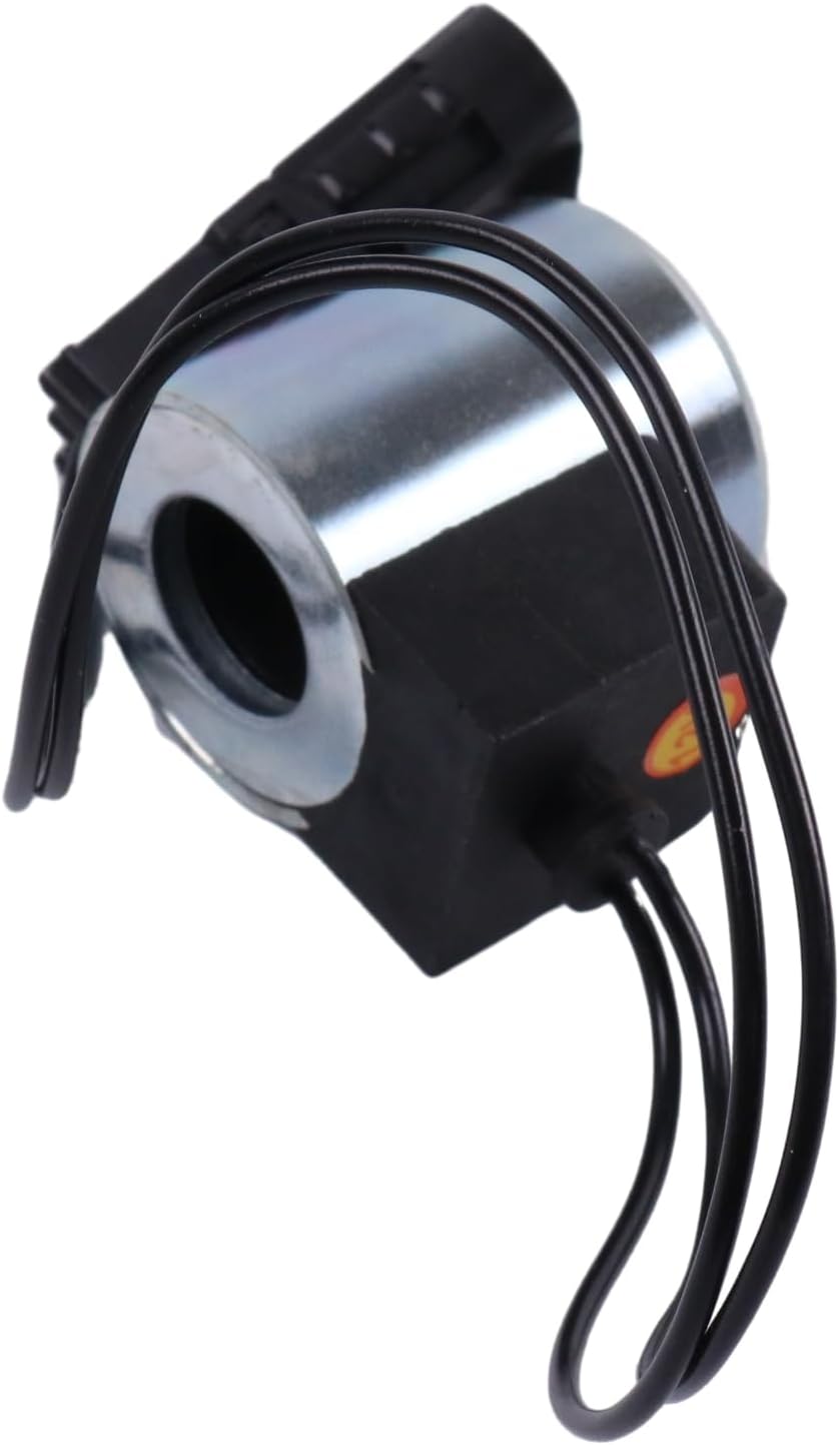 HOLDWELL 12V Solenoid Coil with 2 Lead Wires 3002244 12DL-40-1836 12DL401836 Compatible with Hydac