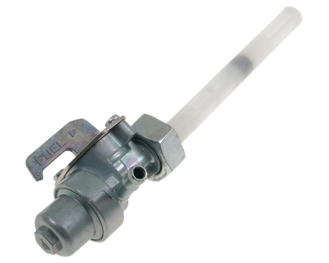 Benzinhahn Kraftstoffhahn manuell Original – kompatibel mit Daelim 125 VC, VS, VT, VL – M18x1,5 Gewinde, On/Off/Reserve