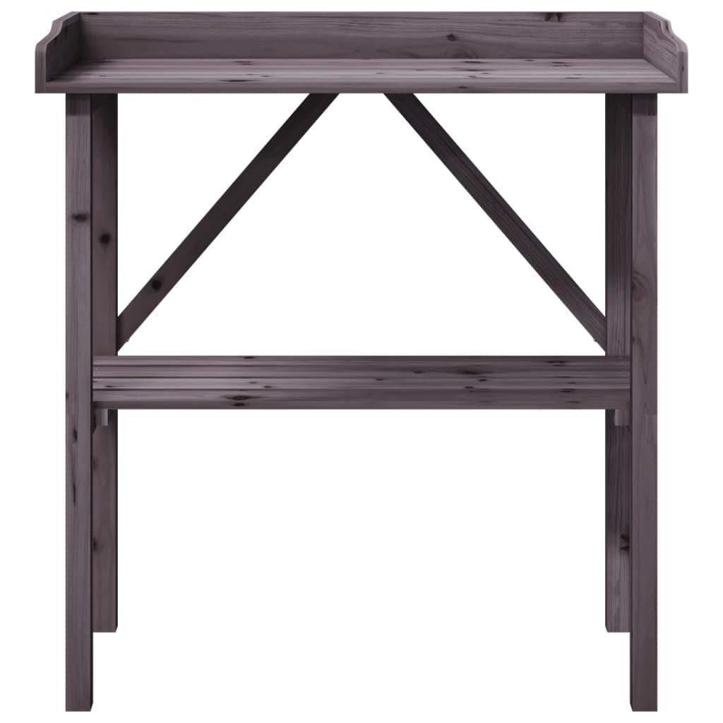 Gecheer Mesa de Cultivo para Jardín 75x40x90 cm de Madera Sólida de Pino,Huerto Urbano Elevado de Madera,Jardinera Elevada Mesa de Cultivo para Cultivos Plantas Flores,TY-2