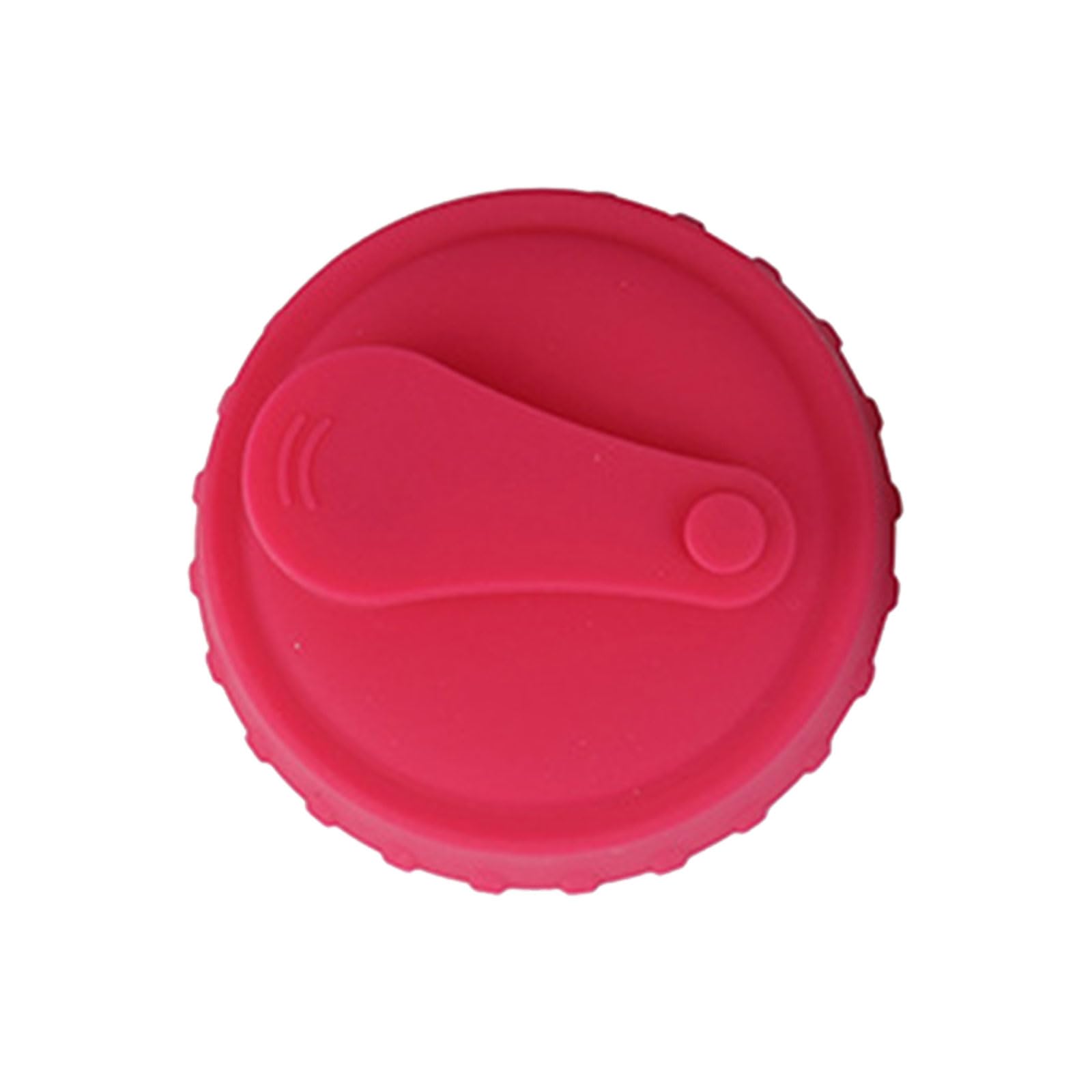 Osniyaw Red Leak-Proof Silicone Lid For Cans, Keeps Drinks Fresh, Secure Seal Prevents Spills, Dishwasher Safe, Soft, Flexible, Reusable Seal
