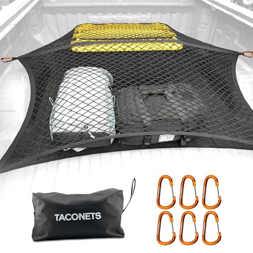 TacoNets Upgraded Highly Elastic Cargo Net, USA Company, Simple Truck ...