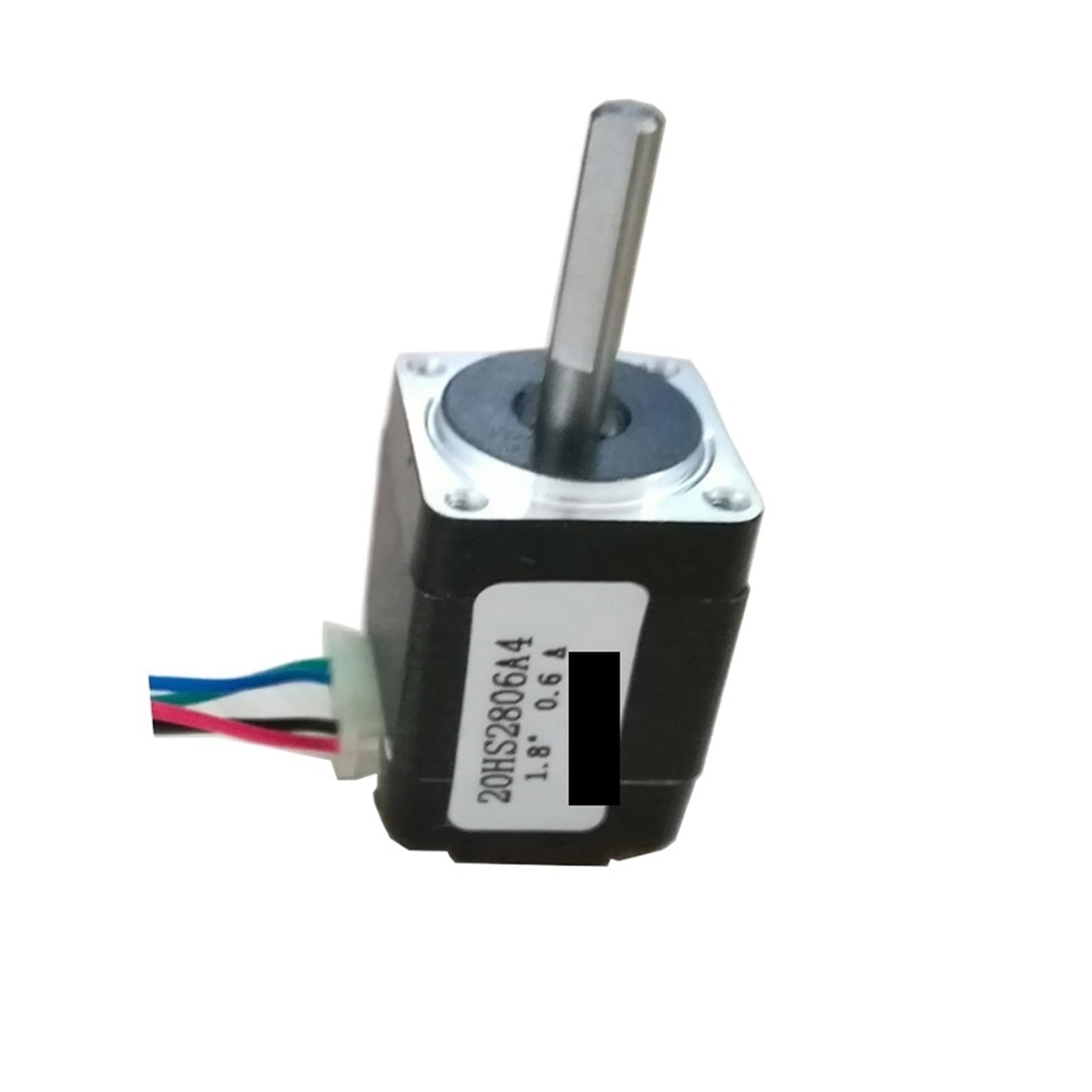 Moteur pas à pas NEMA 8 28mm double sortie 4 fils CC 0.6A 0.4N.cm