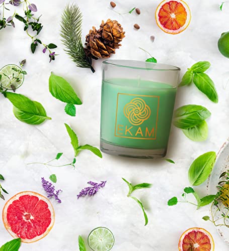 Image of EKAM Cedear & Mint Scented Votive Candle - 40 Grams Each - 10 Hours Burn Time - Ideal for Diwali, Home Decor & Gifting
