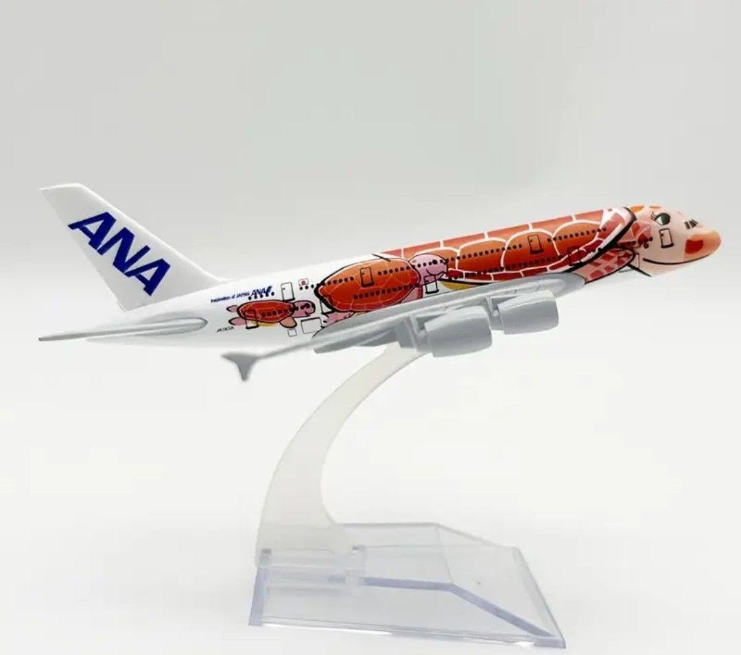 Amazon.co.jp: ANA航空機モデル 1 450 フライングホヌ16cm A380 ラー