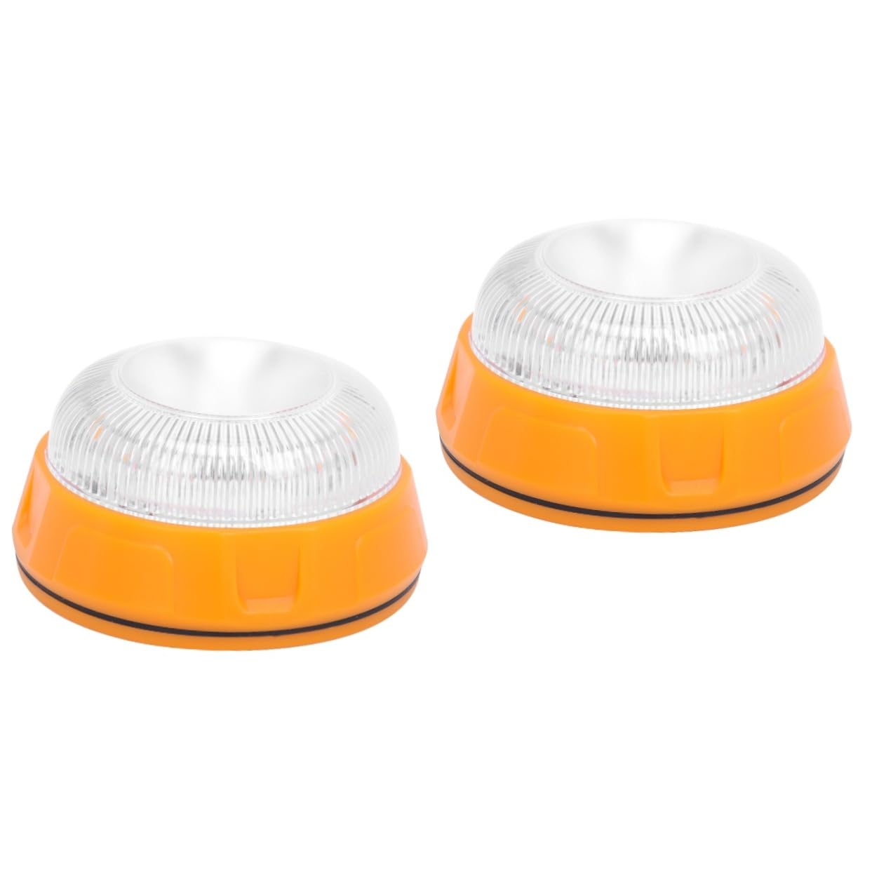 Alipis 2 Piezas Luz LED waterproof impermeables luces de advertencia del coche luz de advertencia del coche luces de emergencia lámpara del vehículo luz de advertencia LED AbS Yellow