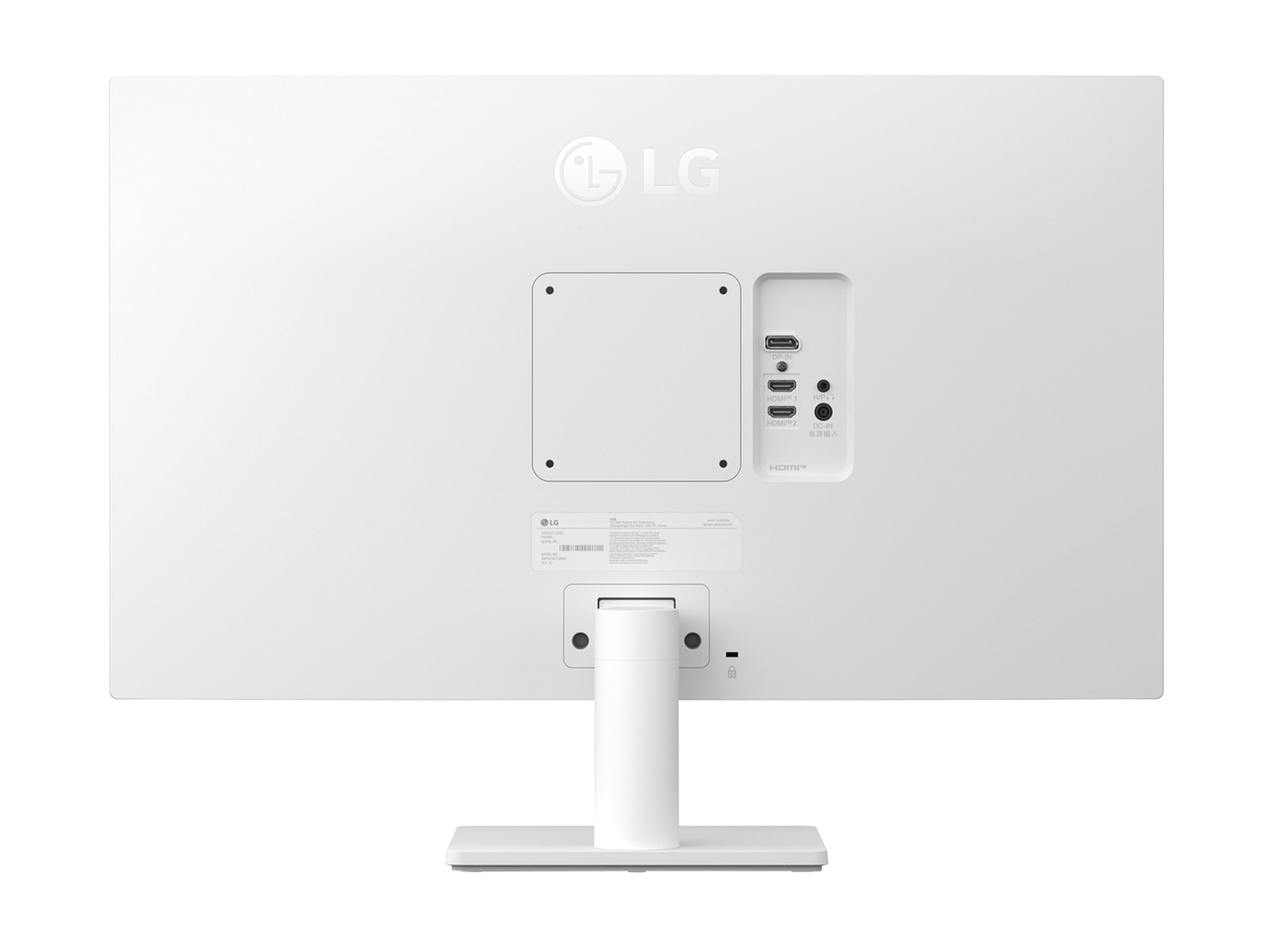 Lg 27" Ultrafine 4k Uhd Hdr10 Ips Monitor - Flachbildschirm (tft/lcd) - 68,6 Cm [energieklasse F] (27us500-W.aeu)