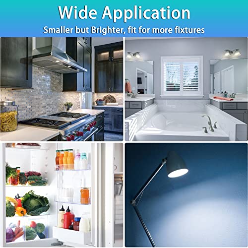 Bonlux Led Refrigerator Light Bulb 3.5W 40 Watt Equivalent Appliance Light Bulb Refrigerator E26 Led Bulb Daylight White 6000K Freezer Fridge Light Bulb Ac85-265V, 2 Pack #TOP6