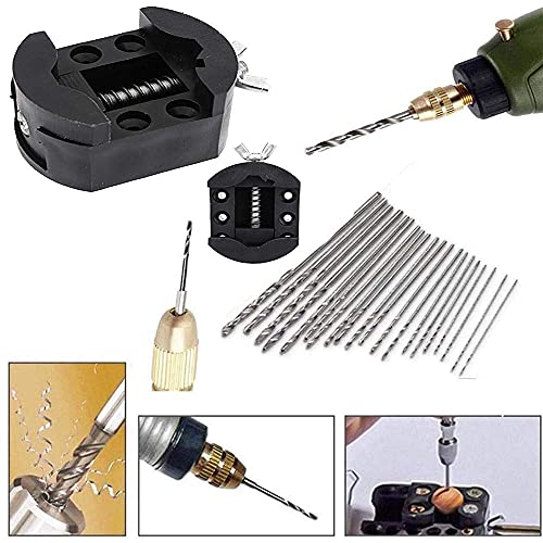 Image of Diy Crafts 10298 8691 Repair 20x Mini Hss Twist Drill Bit Set Tool Crafts With Hand / Bench Wise, Multicolor, Set of 2