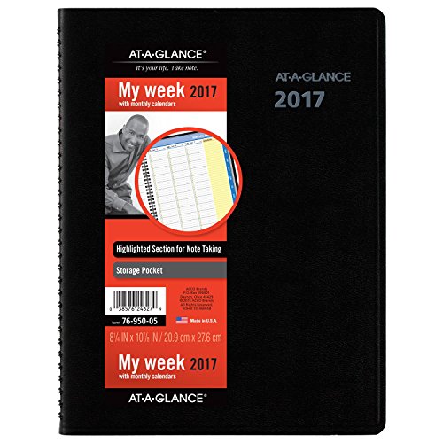 AT-A-GLANCE Weekly / Monthly Appointment Book / Planner 2017, QuickNotes, 8-1/4 x 10-7/8