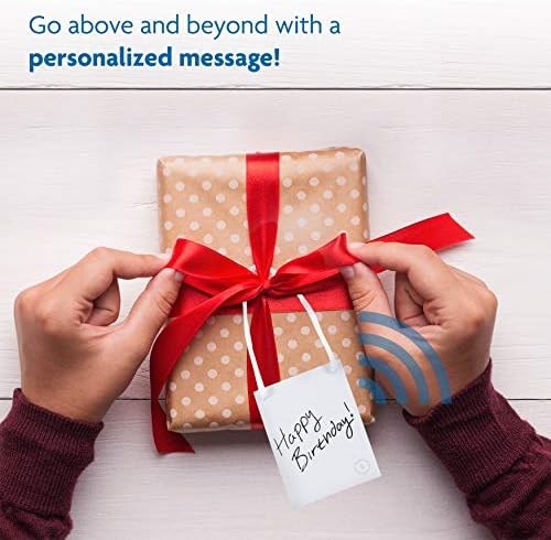 Voice Express VoiceGift 60 Second Recordable Gift Tag for Personal Messages and Music, DIY Card and Gift Personalisation