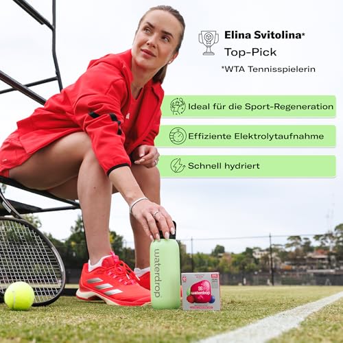 waterdrop® Microlyte Set BERRY - Elektrolyte ohne Zucker - 36 Waterdrop Drop Würfel - Elektrolyte & Vitamine - Getränk zur besseren Wasseraufnahme im Alltag & Sport - zuckerfrei, kalorienfrei & vegan 3