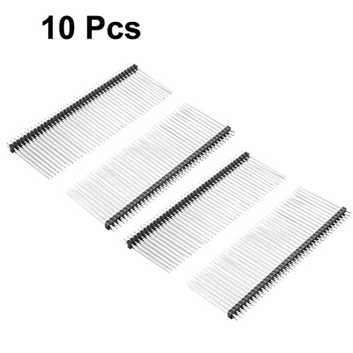 Connecteur droit double rangée 2.54 mm 40 broches long 30mm pour prototype