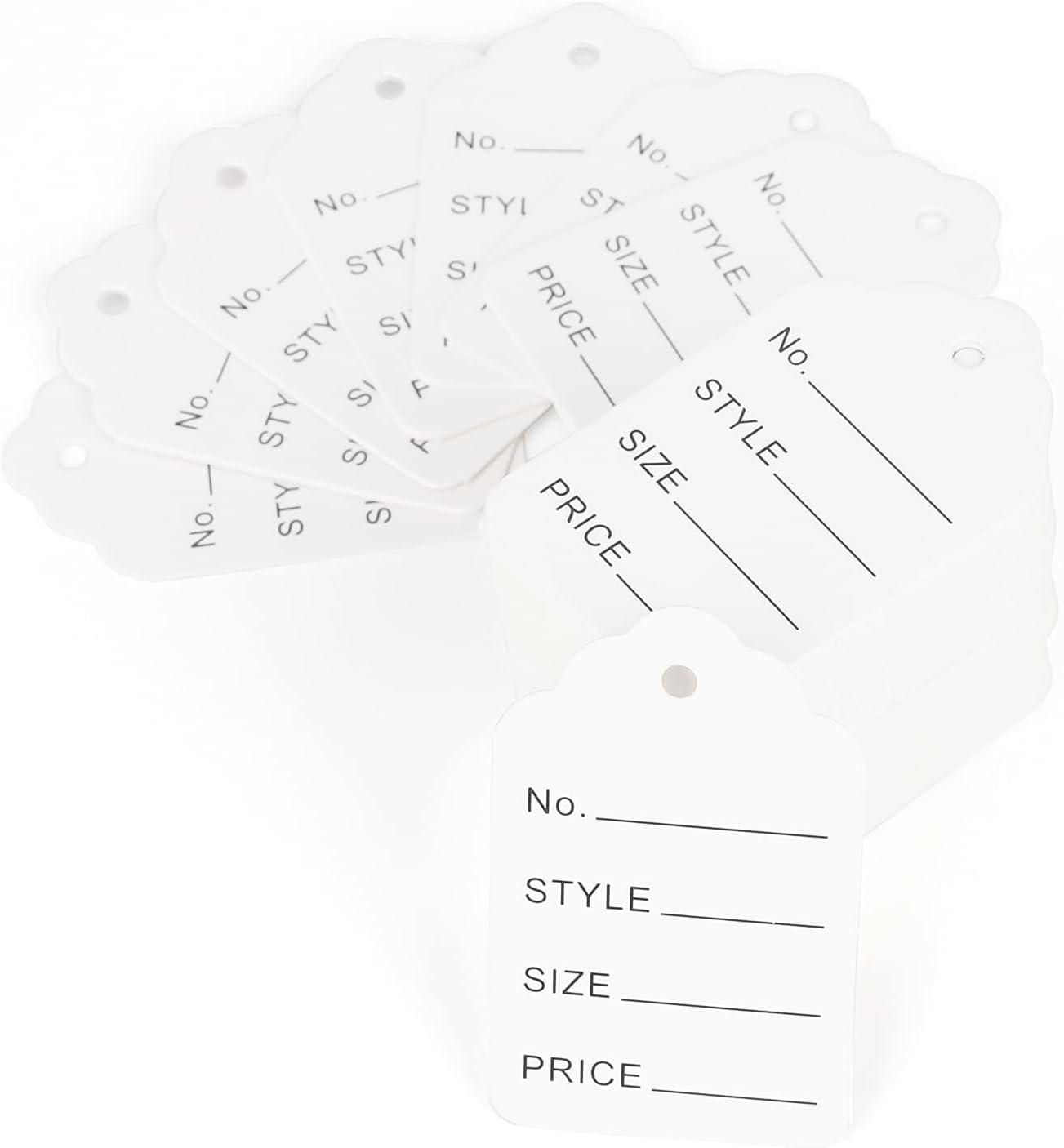 Apli 101580 Lot De 200 Etiquettes Américaines Avec Fil De Fer 120 X 57