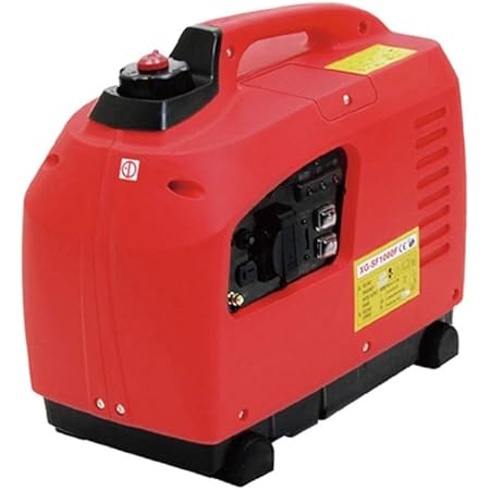 Amazon Co Jp Bpc ビーピーシー インバーター発電機 定格出力 0 9kva レッド 災害 非常時 キャンプ アウトドアの電源に Sf 1000f 車 バイク