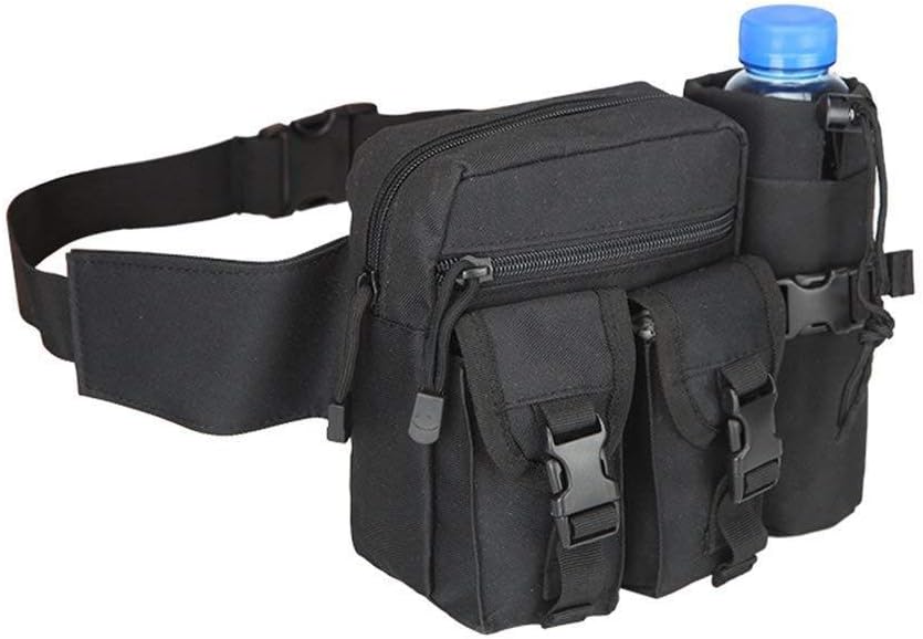eWINNER Waist Bag Sports Waterproof Waist Pack with Water Bottle Pocket Holder Running Belt Pouch Fanny Pack for Hiking Cycling Camping Climbing Travel