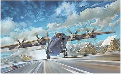 Roden AN-12BK Civil Británico Bimotor Vuelo Aeronave Modelo Kit