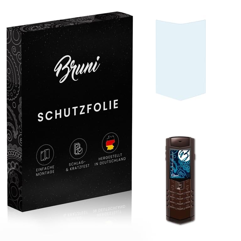 BruniScreen Protector compatible with Vertu Signature Protector Film, crystal clear Protective Film (2X)
