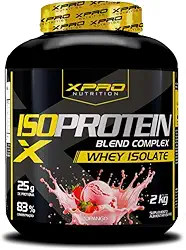 Whey Protein Iso Protein Blend Complex - XPRO Nutrition (2kg, Morango)