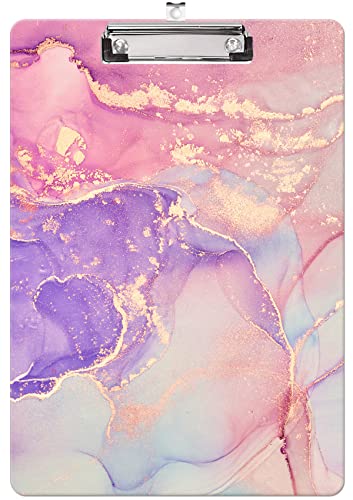 Fashion Clipboard, A4 Letter Size Wooden Decorative Clipboards for Teacher, Nurse, Doctor,Student and Kids, Cute Design for Standard Size 12.2' x 8.9'...