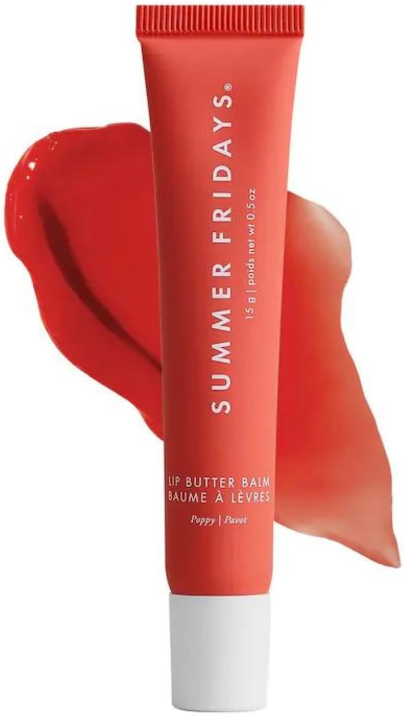 Summer Lip Balm Gloss Lip Oil Tinted Lip Balm Lip Mask Butter Conditioning Instant Brightened Moisture Dry Lips Hydration Sheer Tinted Soothing Pink Lip Care Shine Vanilla (WR)