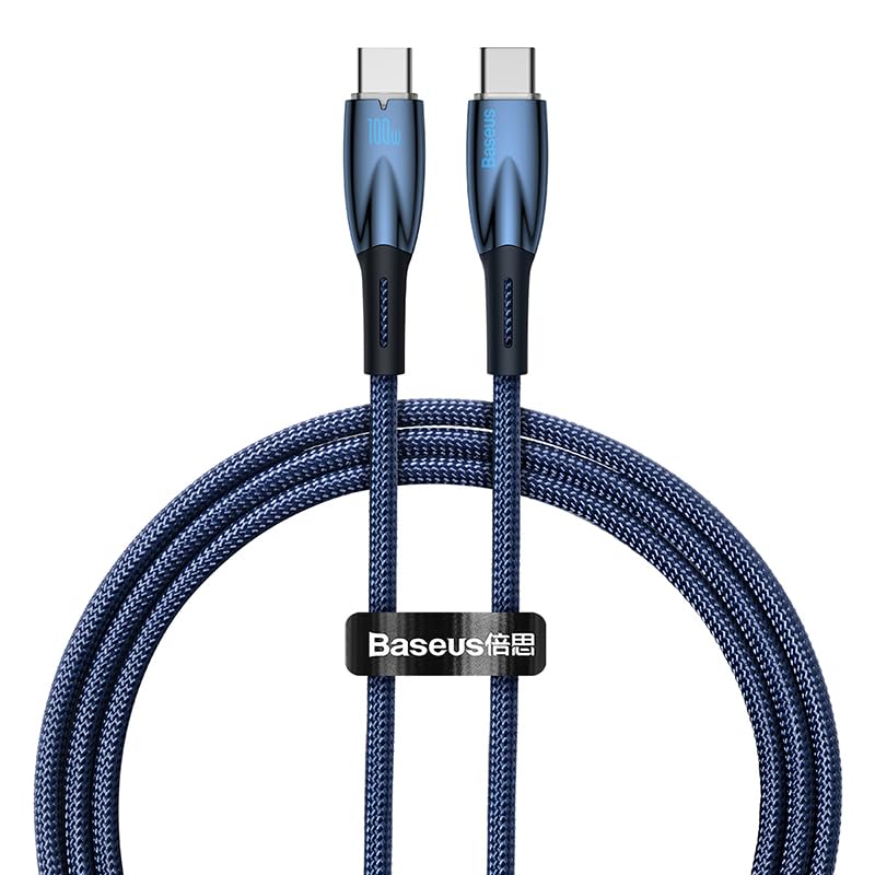 Baseus Glimmer Series Fast Charging Data Cable Type-C to Type-C 100W (1m, Blue) (B0CJYDKZ19) Amazon Price History, Amazon Price Tracker
