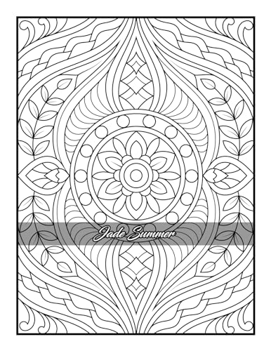 100 Amazing Patterns: An Adult Coloring Book with Fun, Easy, and Relaxing Coloring Pages - Image 63